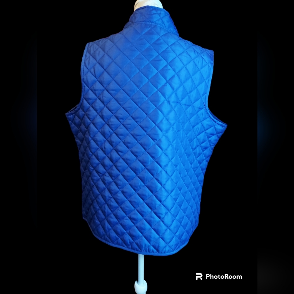 I ACTIVE Royal Blue Lightweight Quilted Vest Women's Size 2X NWT - Picture 2 of 8